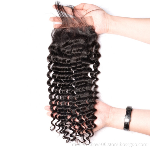 4x4 5x5 6x6 13x4 HD Lace Front Closure, 100 unprocessed human hair,Straight, body wave curly hair Swiss Lace closures